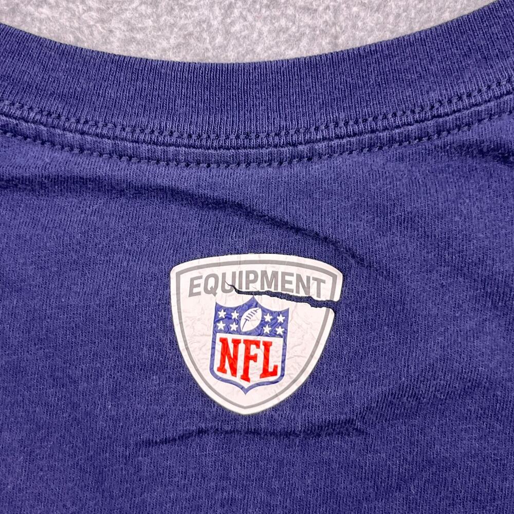 Nike Seattle Seahawks T-Shirt Mens XL Blue Cotton Football NFL Short Sleeve - Picture 8 of 9